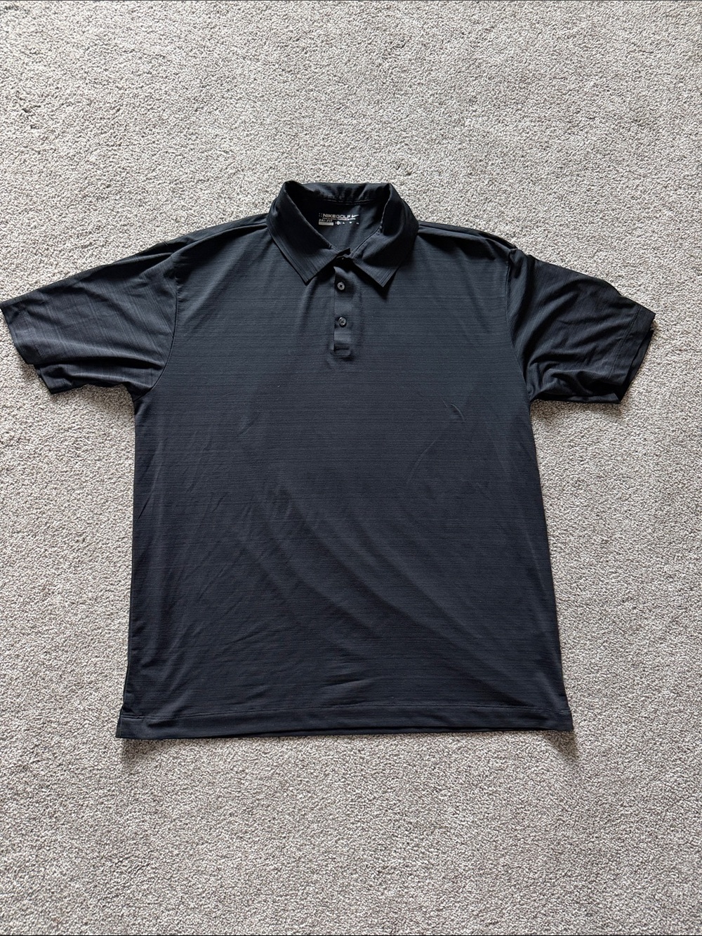 Nike Golf Dri Dit Mens XL Black Short Sleeve Top